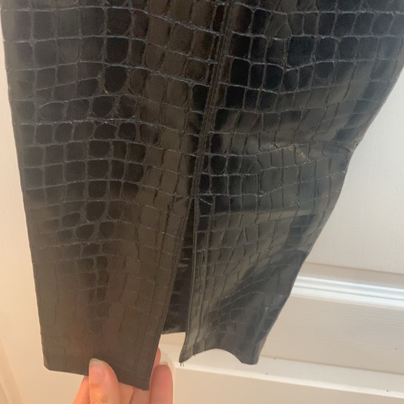 Zara Black Faux Leather Pants NWT - Picture 4 of 13